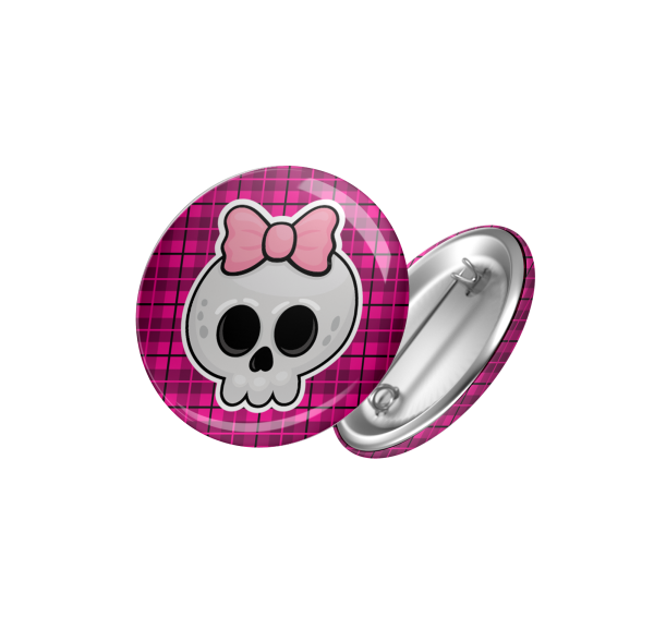 Bottom - Caveira com lacinho | Coleção Emo