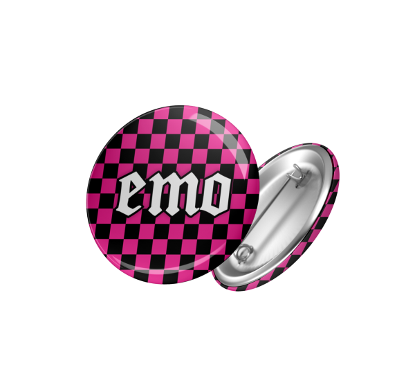 Bottom - Emo Quadriculado Rosa e Preto | Coleção Emo