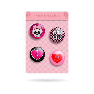 Cartela Bottons - It's not just a phase